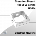 Trunnion Mount for SFW Series White 