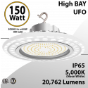 UFO LED Light 150W White Dimmable 20762Lm 5000K ETL DLC