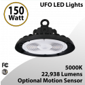 UFO LED Lights 150W Optional Motion Sensor 22938Lm 5000K