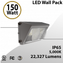 150W LED Wall Pack 22,327 Lumens 5000K w/Photocell