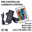 Remote control for multi color rope light (ZZS-RGB-08007-MC)