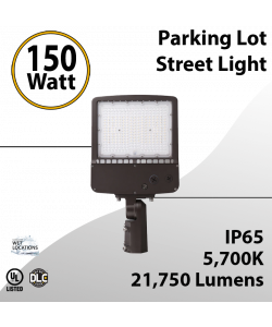 150w LED Shoebox Area Light  5700K