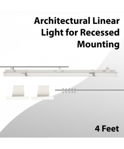 Architectural Linear Light for Recessed Mounting 4Ft