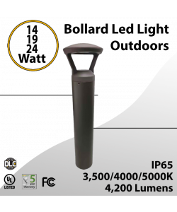 Bollard Led Light Outdoors Modern