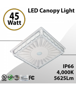  LED Parking Garage Canopy Light 4000K