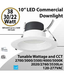 LED commercial down light 10inch