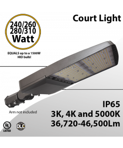 Court Lights 240/260/280/310W up to 46500Lm 3CCT 3000K 4000K 5000K