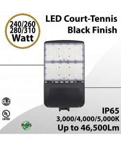 Court Lights Black 240/260/280/310W