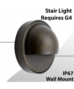 Premium Puck Light - Solid Brass for Stairs Light & Steps Light