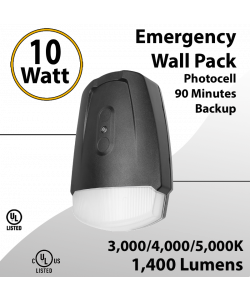 Emergency Wall Pack 10W - Photocell