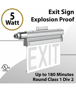 Emergency Exit Sign -Transparent- Explosion