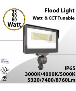 LED Flood Light 35/50/60W 30/40/50K Tunable