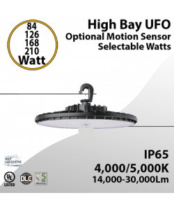 UFO High Bay LED Light 68-210W 30000Lm 