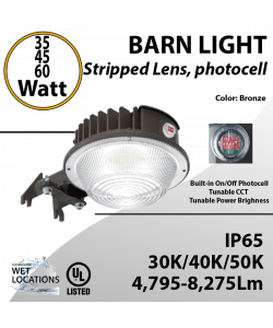 LED Barn Light LED Yard Light w/Photocell Tunable CCT and Lumens Up to 8275