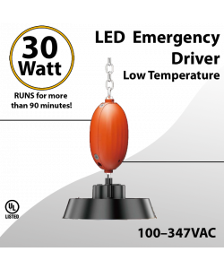 LED Emergency Driver 30 Watt Field Installable