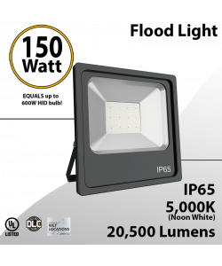 LED Flood light Outdoor 150W 20500 Lm 5000K IP65 UL DLC