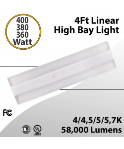 LED Linear High Bay 4Ft. Tunable