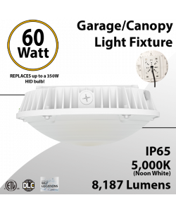 Parking garage Light Fixture | 60W 5000K 8187 Lumens