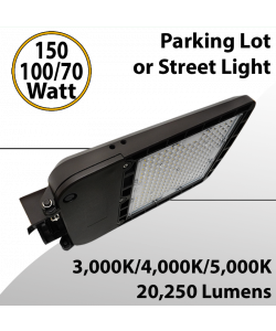 LED Street Light Tunable 150/100/70W 9450-20250Lm