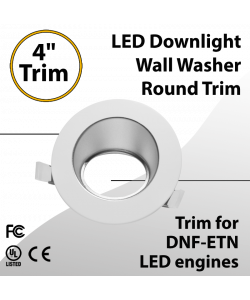 LED Downlight 4 Inch Round Wall Washer