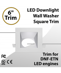 LED Downlight 6 inch Wall Washer