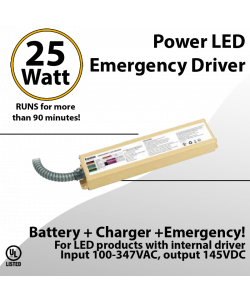 LED External Emergency Driver 25