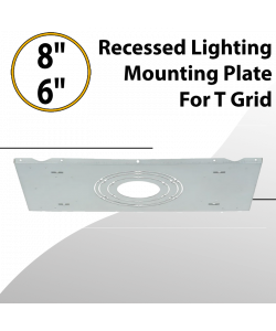 Recessed Lighting Mounting Plate for T Grid 