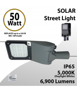 Solar Street Light 50W 6900Lm 24V 5000K