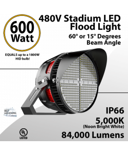Stadium Lights Sports Lamp 480V 600W 70000Lm IP66