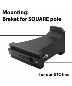Mounting: Arm for Square or Round pole for STC series