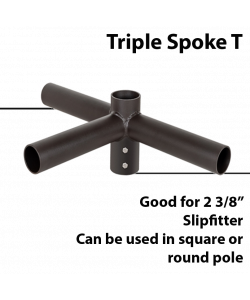 Triple Spoke T 2x180° and 1 90°