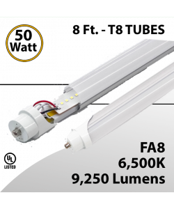 LED Tube T8 8FT FA8 50W 9250Lm