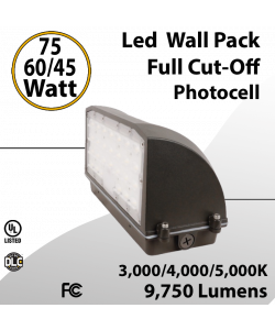 LED Wal Pack Lights Full Cut-Off