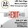 Exit Sign 90 Min Battery Included IP65 Rated Single or Double Face (LED)