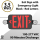 EXIT sign with Emergency Light 90M discharge 3.5W with Battery Black