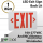 EXIT light Lighted EXIT sign back lit