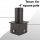 Tenon for 4" square pole