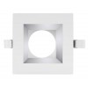 LED Downlight 4 Inch Square Trim Front