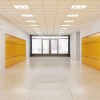 Troffer lights in hall ways