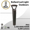 Bollard Led Light Outdoors Modern