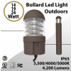 Bollard Led Light Outdoors Steel Curv 14/19/24W Selectable 4200Lm 3CCT (LED)