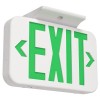 LED Exit Sign Green Back Lit Up