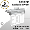 Emergency Exit Sign -Transparent- Explosion
