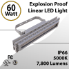 LED Explosion Proof Light Linear Gross Class 1 Div 2 60W 7800Lm 5000K (LED)