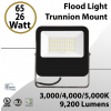 LED Flood Light Trunnion Mount 65W-26W 9200Lm 3000K 4000K 5000K