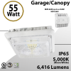 LED Canopy Light and Garage Lighting 55W 5000K 6416 Lumens