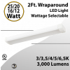 Led 2Ft Wrapround Light Selectable 