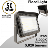 LED flood light 50W 5000K with yoke mount 5820 lumens 