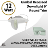 LED Gimbal Recessed Downlight 6"