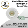 LED Gimbal Recessed Downlight